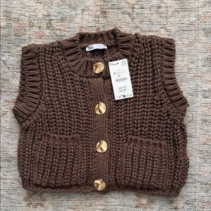 Zara Chunky knit vest